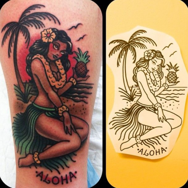 Motif Tari Hula Hawaii